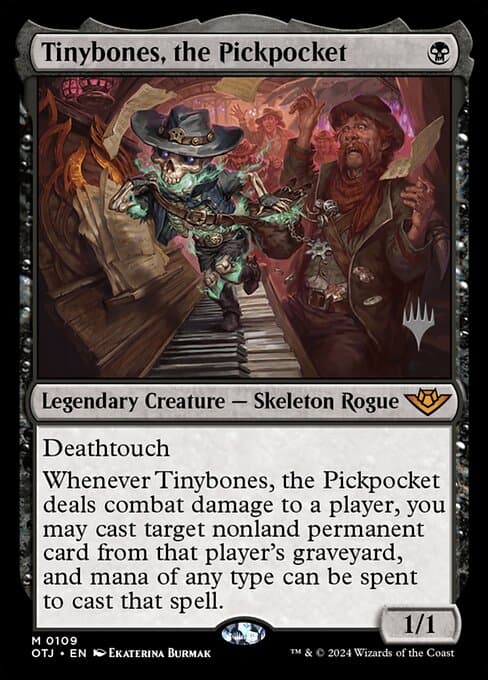 Tinybones, the Pickpocket from Outlaws of Thunder Junction Promos (Mythic)