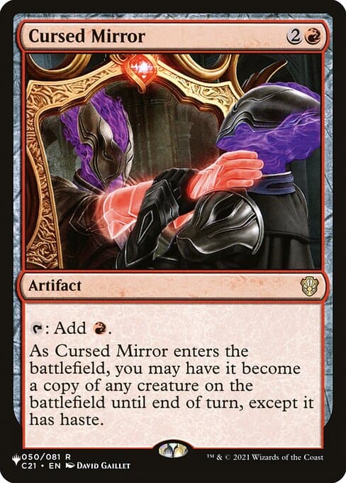 Cursed Mirror from The List (Rare)