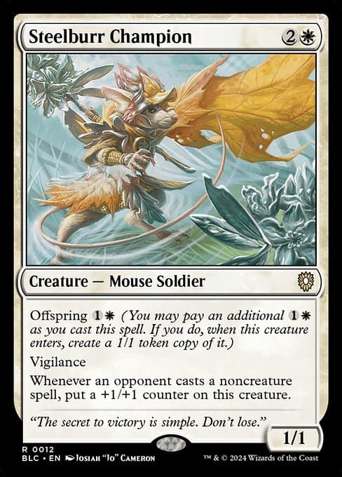 Steelburr Champion (Rare)