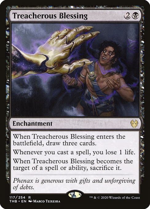 Treacherous Blessing from Theros Beyond Death (Rare)