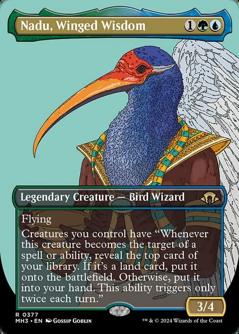 Nadu, Winged Wisdom from Modern Horizons 3 (Rare)