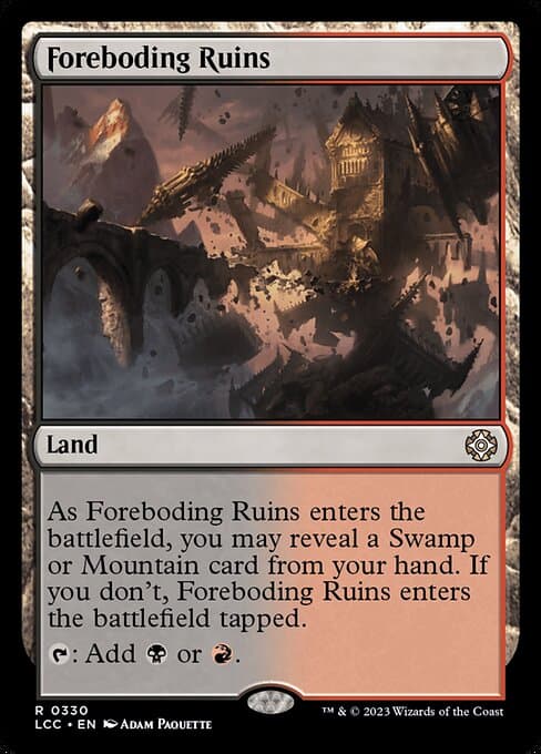 Foreboding Ruins from The Lost Caverns of Ixalan Commander (Rare)