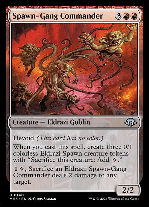 Spawn-Gang Commander from Modern Horizons 3 (Uncommon)