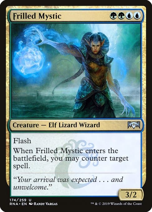 Frilled Mystic from Ravnica Allegiance (Uncommon)