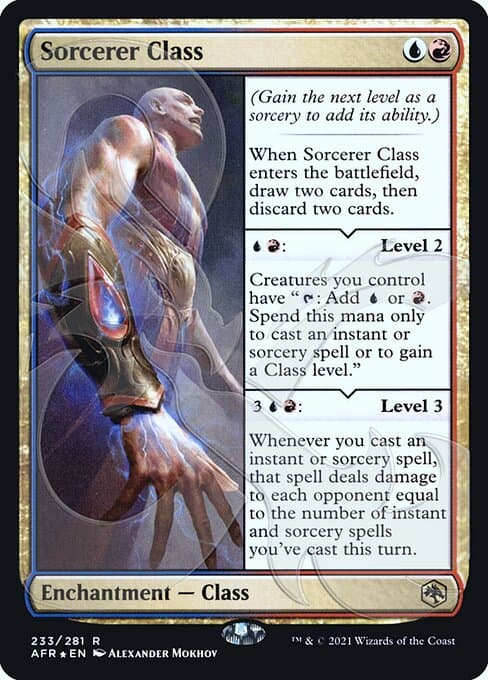 Sorcerer Class from Adventures in the Forgotten Realms Promos (Rare)