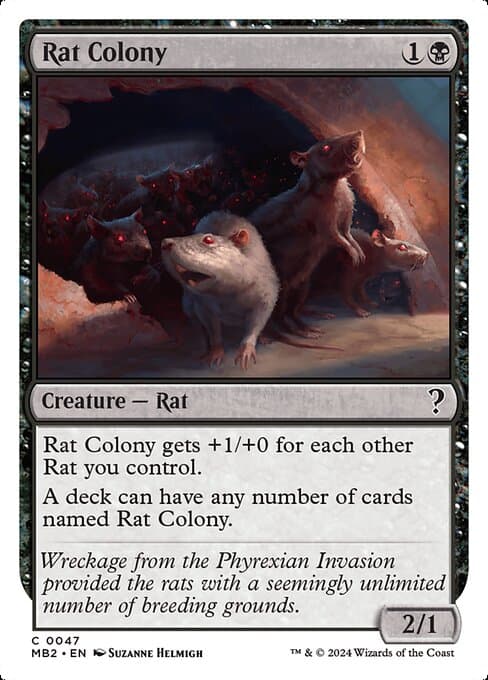 Rat Colony from Mystery Booster 2 (Common)