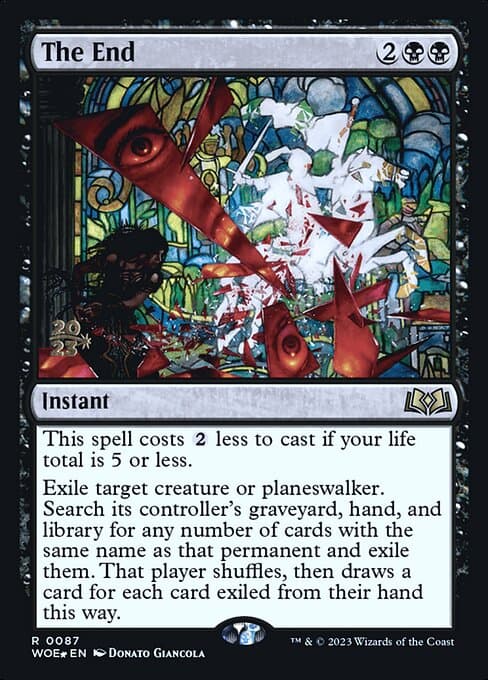 The End from Wilds of Eldraine Promos (Rare)