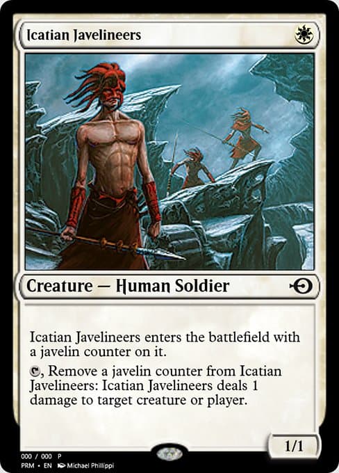 Icatian Javelineers from Magic Online Promos (Common)