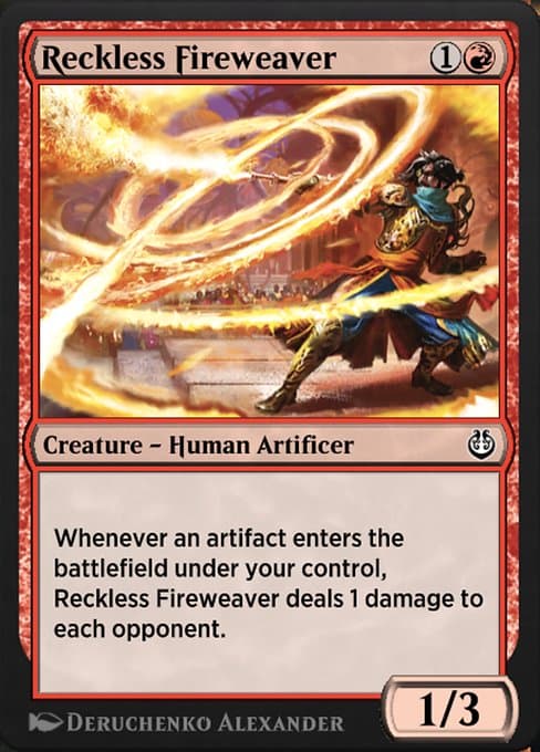 Reckless Fireweaver from Kaladesh Remastered (Common)