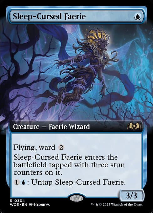 Sleep-Cursed Faerie from Wilds of Eldraine (Rare)