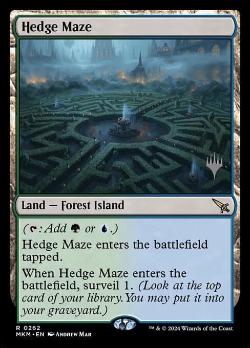Hedge Maze from Murders at Karlov Manor Promos (Rare)