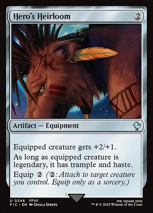 Hero's Heirloom from Final Fantasy Commander (Uncommon)