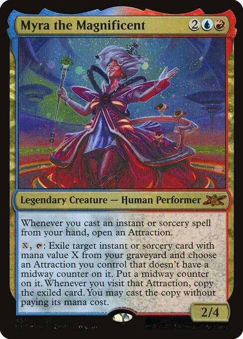 Myra the Magnificent from Unfinity (Mythic)