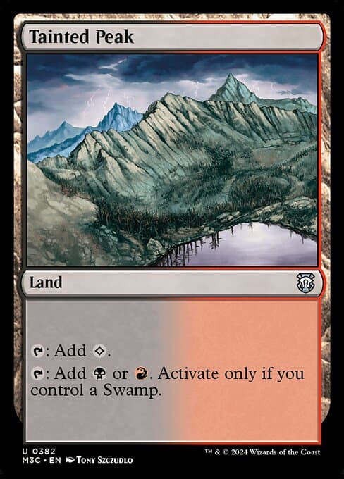 Tainted Peak from Modern Horizons 3 Commander (Uncommon)
