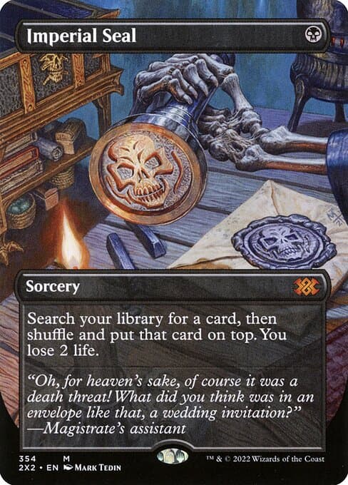 Imperial Seal from Double Masters 2022 (Mythic)