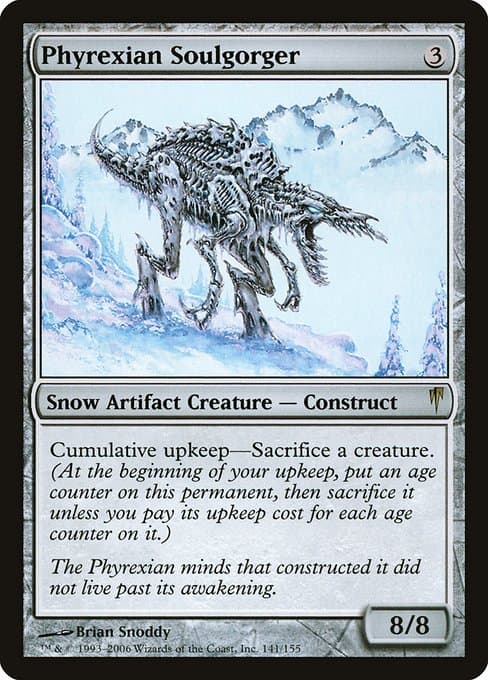 Phyrexian Soulgorger from Coldsnap (Rare)