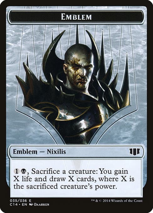 Ob Nixilis of the Black Oath Emblem (Common)