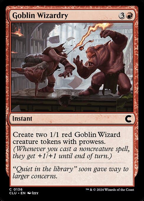 Goblin Wizardry from Ravnica: Clue Edition (Common)
