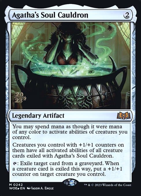Agatha's Soul Cauldron from Wilds of Eldraine Promos (Mythic)