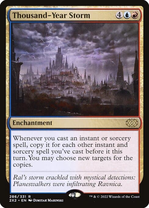 Thousand-Year Storm from Double Masters 2022 (Rare)