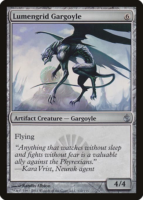 Lumengrid Gargoyle from Mirrodin Besieged (Uncommon)