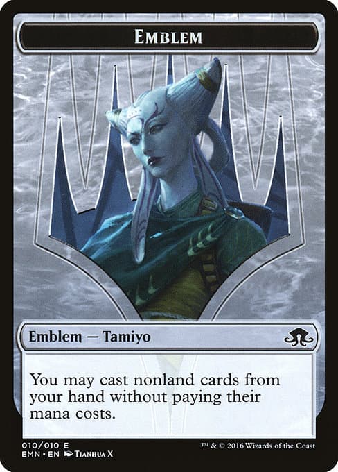 Tamiyo, Field Researcher Emblem from Eldritch Moon Tokens (Common)
