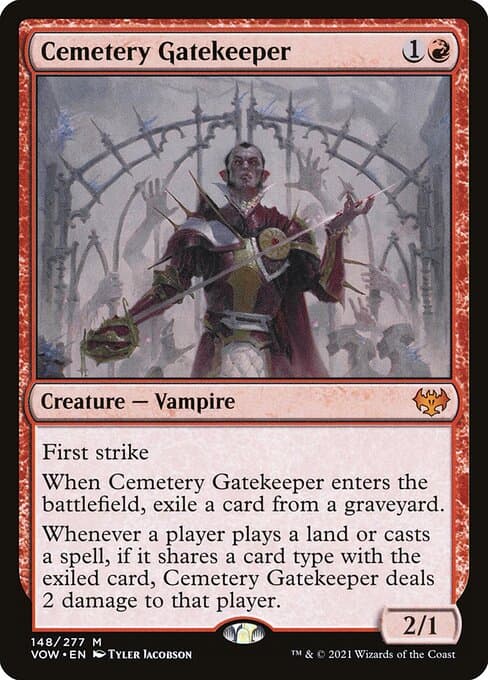 Cemetery Gatekeeper from Innistrad: Crimson Vow (Mythic)
