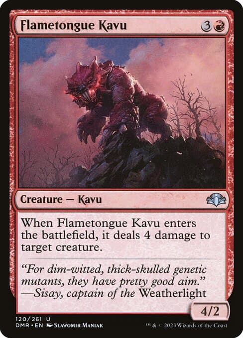 Flametongue Kavu (Uncommon)