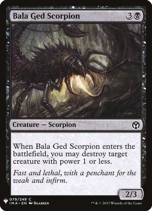 Bala Ged Scorpion from The List (Common)