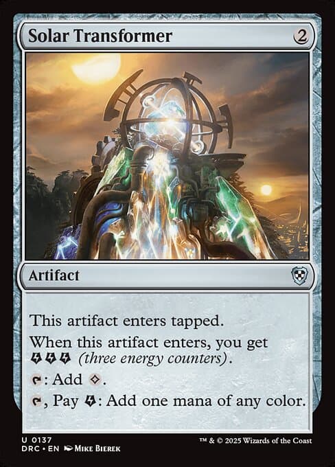 Solar Transformer from Aetherdrift Commander (Uncommon)