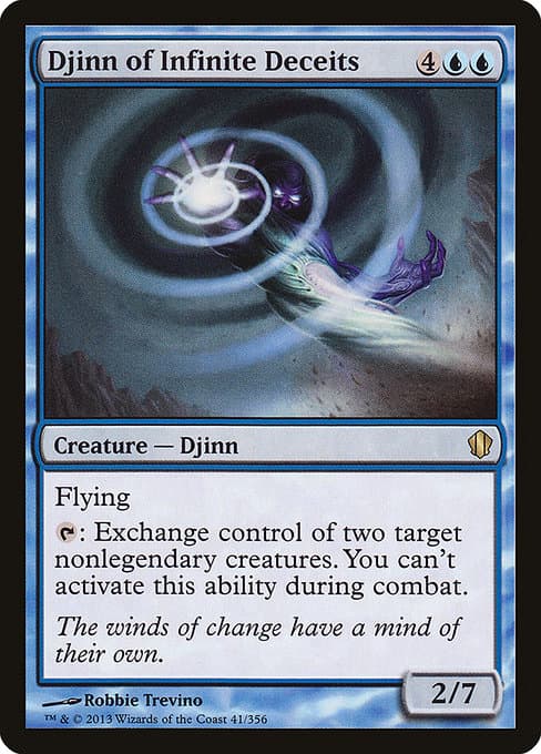 Djinn of Infinite Deceits from Commander 2013 (Rare)