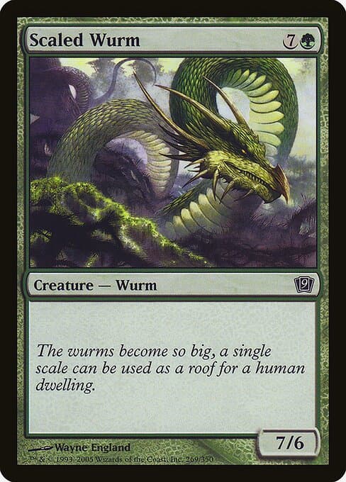 Scaled Wurm from Ninth Edition (Common)