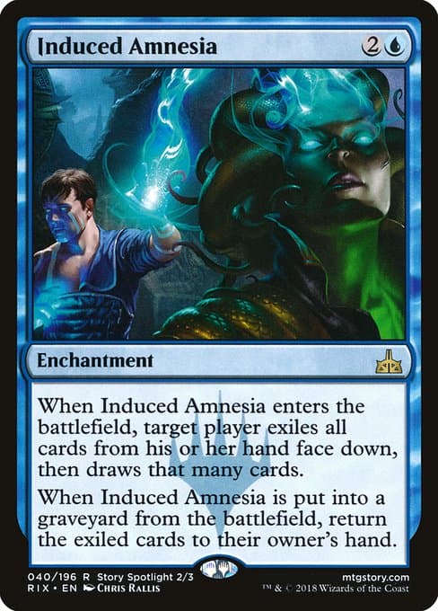 Induced Amnesia from Rivals of Ixalan (Rare)