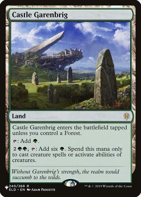 Castle Garenbrig from The List (Rare)