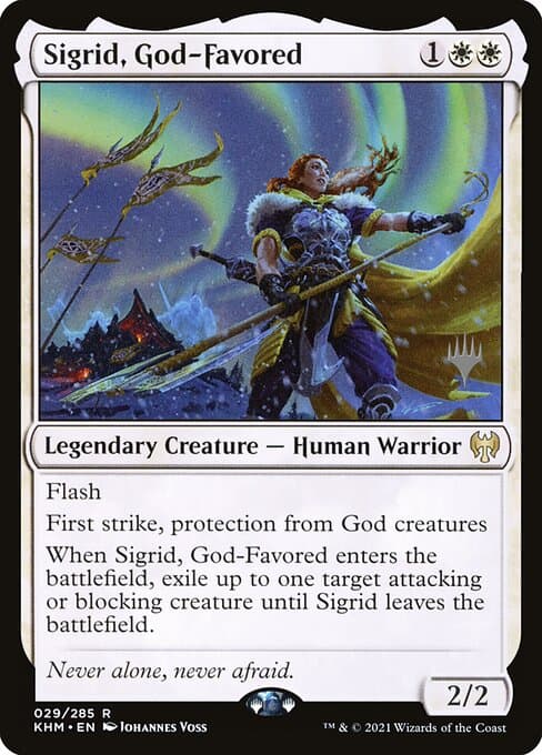Sigrid, God-Favored from Kaldheim Promos (Rare)
