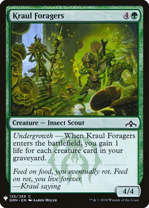 Kraul Foragers from The List (Common)