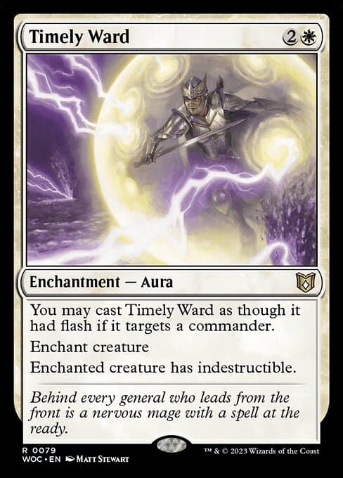 Timely Ward from Wilds of Eldraine Commander (Rare)