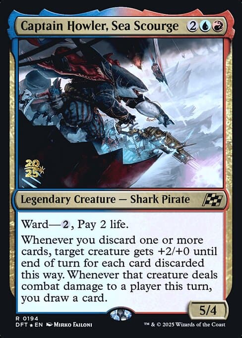 Captain Howler, Sea Scourge from Aetherdrift Promos (Rare)