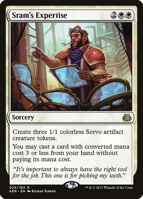 Sram's Expertise from Aether Revolt (Rare)