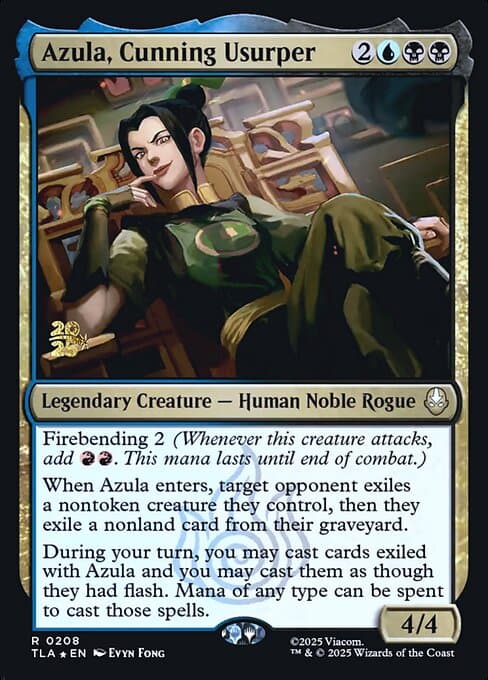 Azula, Cunning Usurper from Avatar: The Last Airbender Promos (Rare)