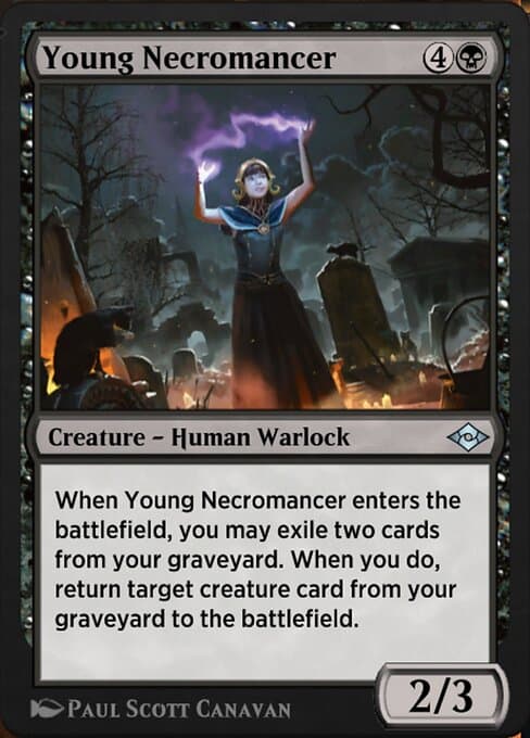 Young Necromancer from Jumpstart: Historic Horizons (Uncommon)