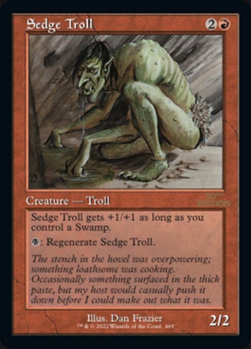 Sedge Troll from 30th Anniversary Edition (Rare)