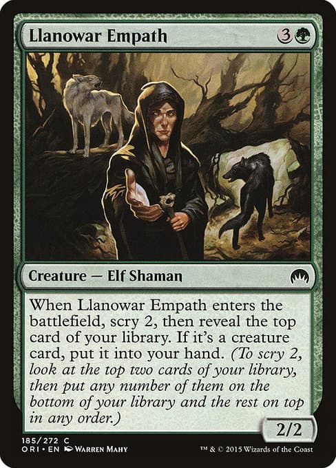 Llanowar Empath from Magic Origins (Common)