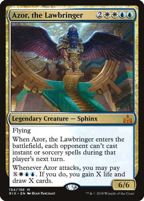 Azor, the Lawbringer from Rivals of Ixalan (Mythic)