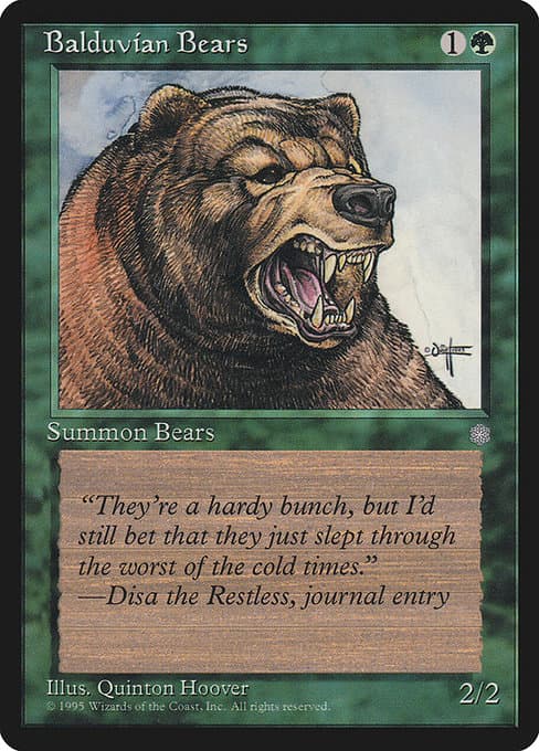 Balduvian Bears from Ice Age (Common)