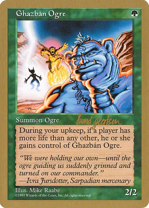 Ghazbán Ogre from World Championship Decks 1997 (Common)