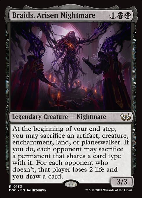 Braids, Arisen Nightmare from Duskmourn: House of Horror Commander (Rare)