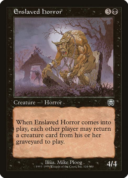 Enslaved Horror from Mercadian Masques (Uncommon)