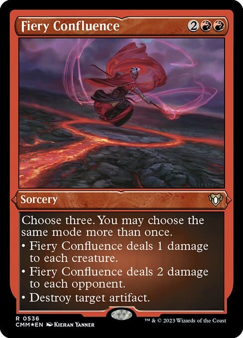 Fiery Confluence from Commander Masters (Rare)