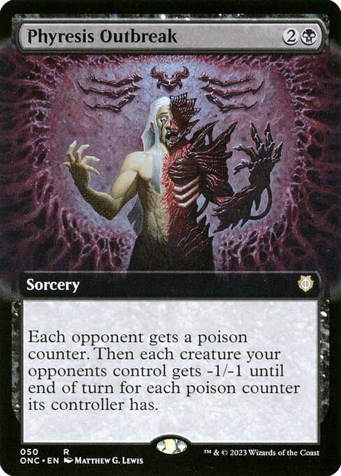 Phyresis Outbreak from Phyrexia: All Will Be One Commander (Rare)